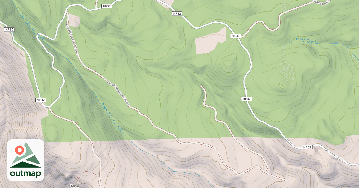 Map of DEADHORSE CR
