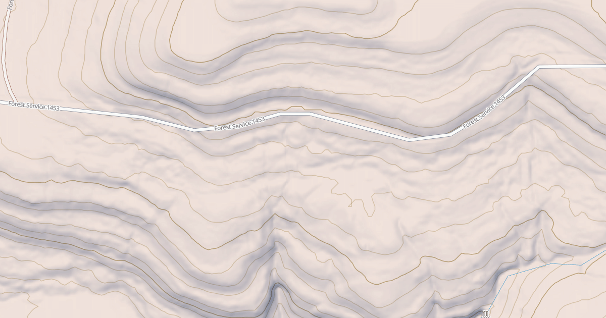 Map preview of USFS National Forest System Roads {78983E94-9681-4AAC-B7BC-4FE3DF48B1B9}