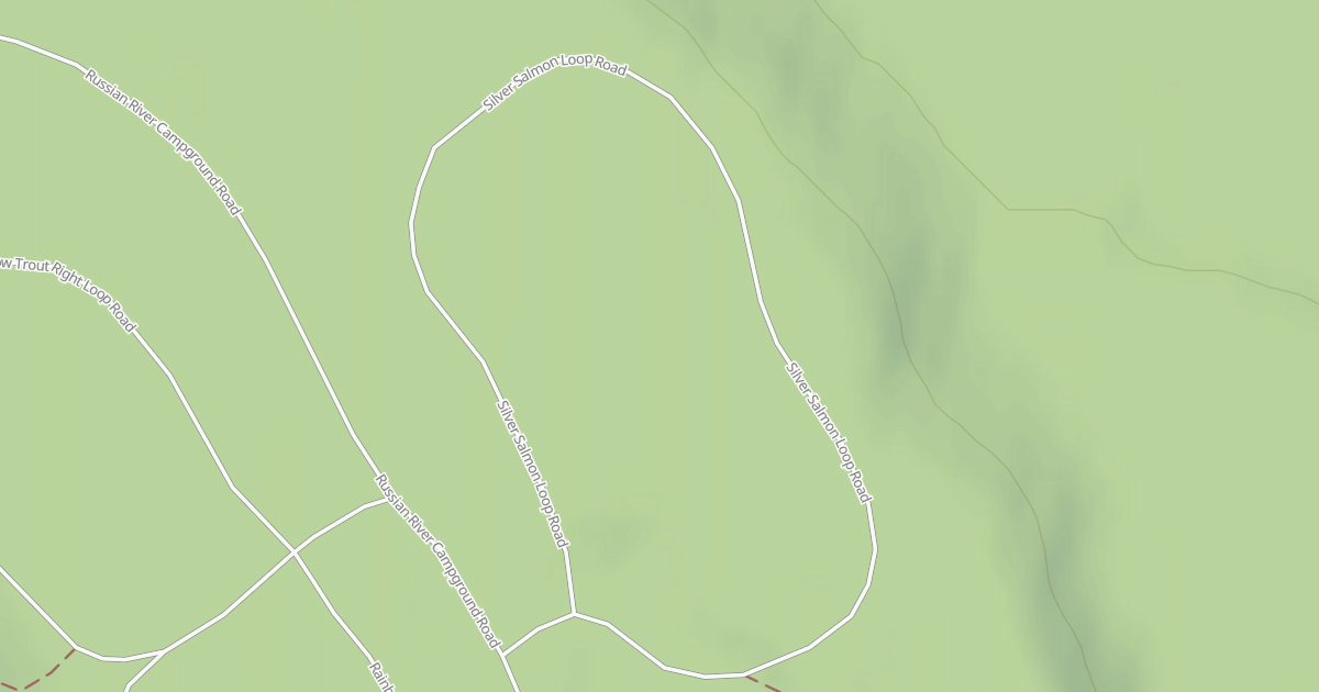 Map preview of SILVER SALMON LOOP RD