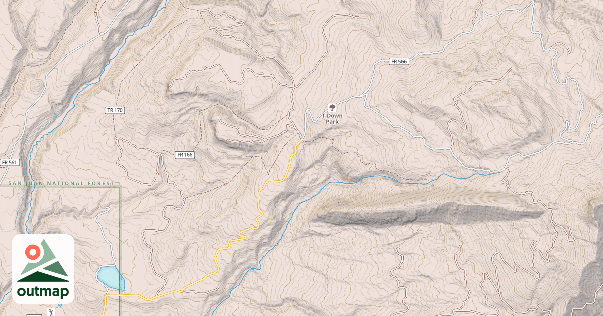 Map of ECHO BASIN