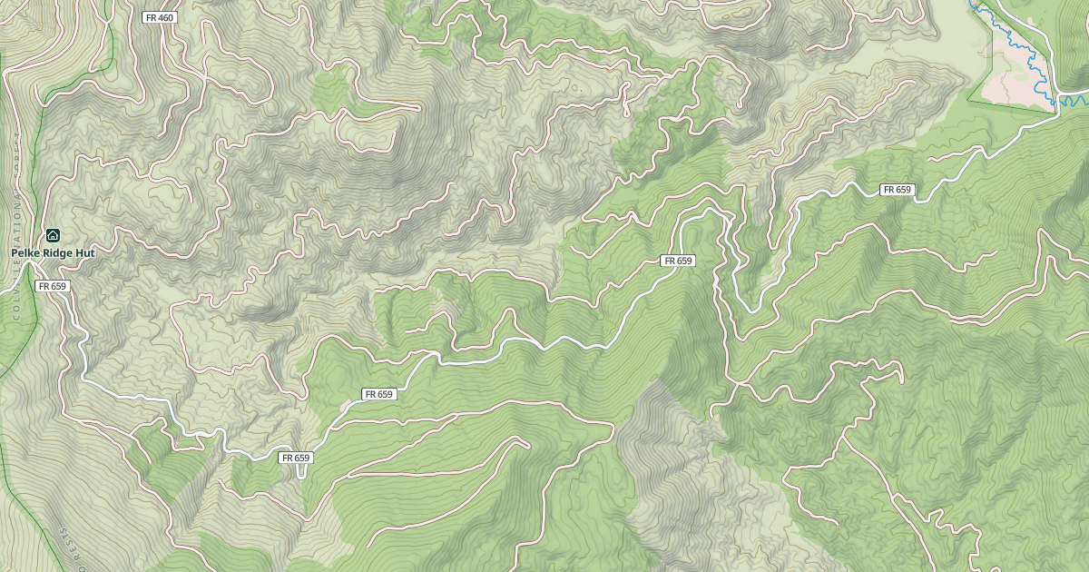 Map preview of SOLO CREEK