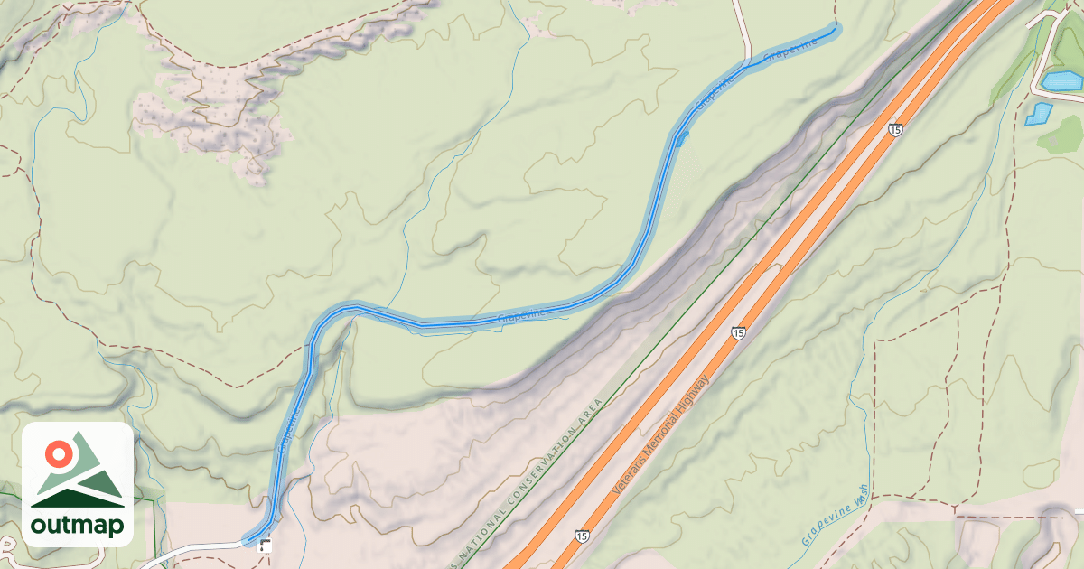 Map of Grapevine