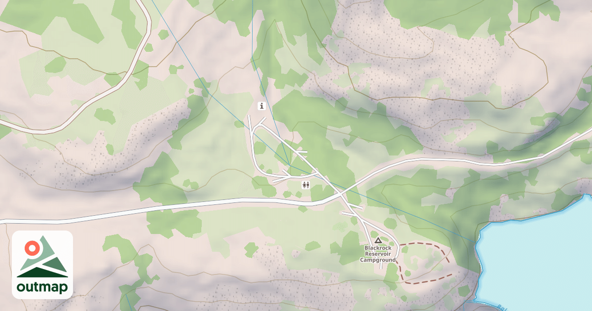 Map of BLACKROCK CAMPGROUND