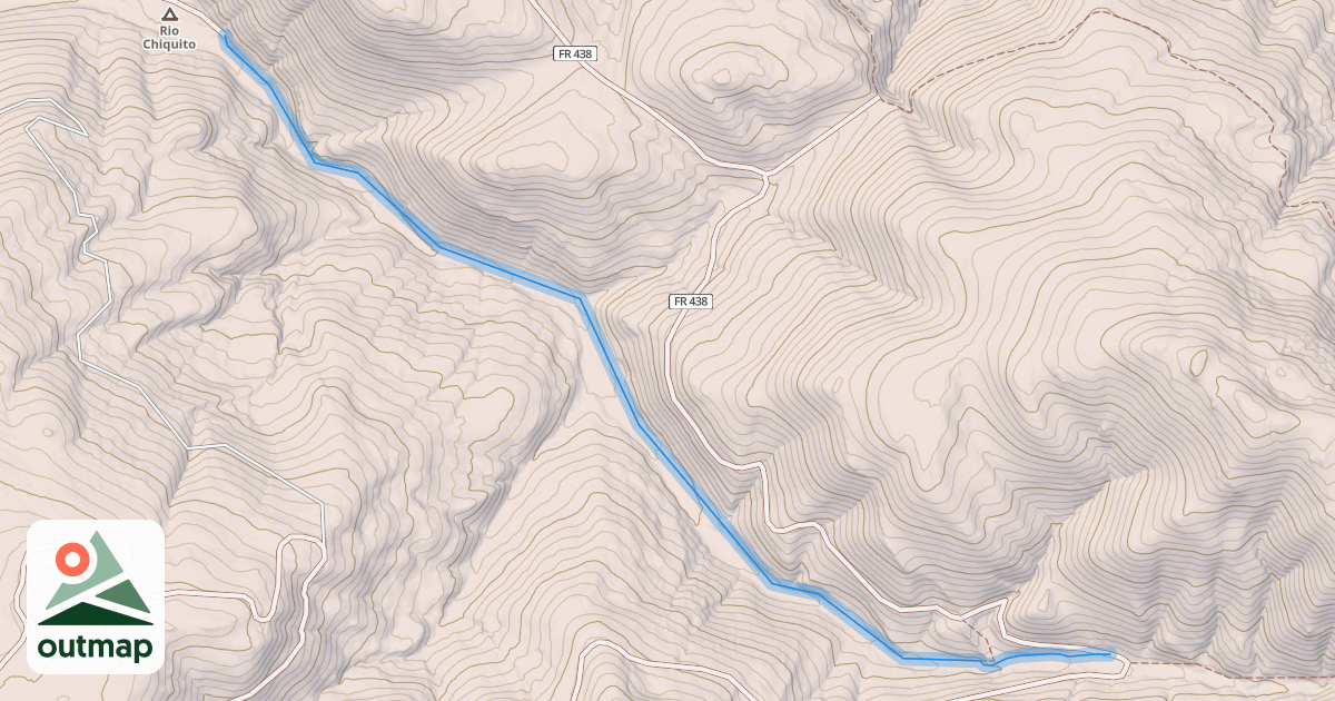 Map of Rio Chiquito Trail