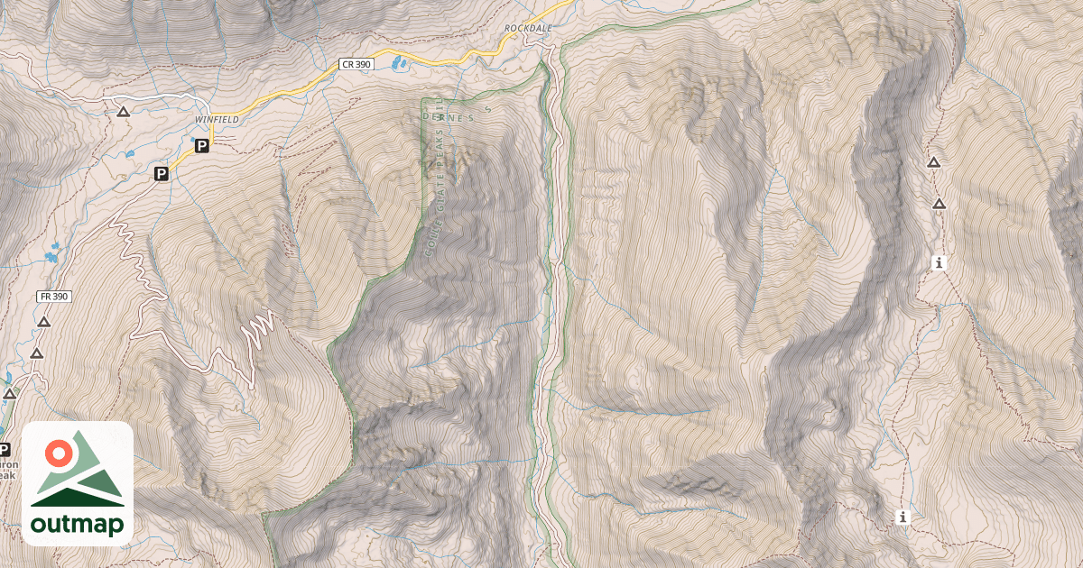 Map of CLOYSES LAKE 4WD