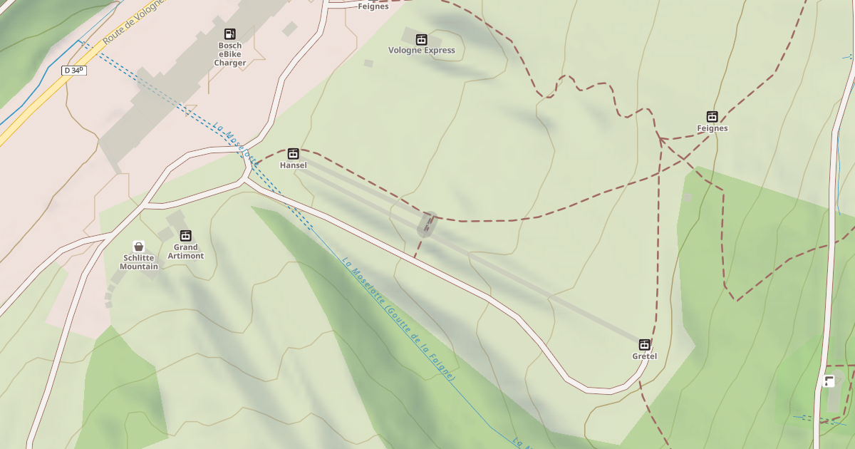 Map preview of Snow tubing
