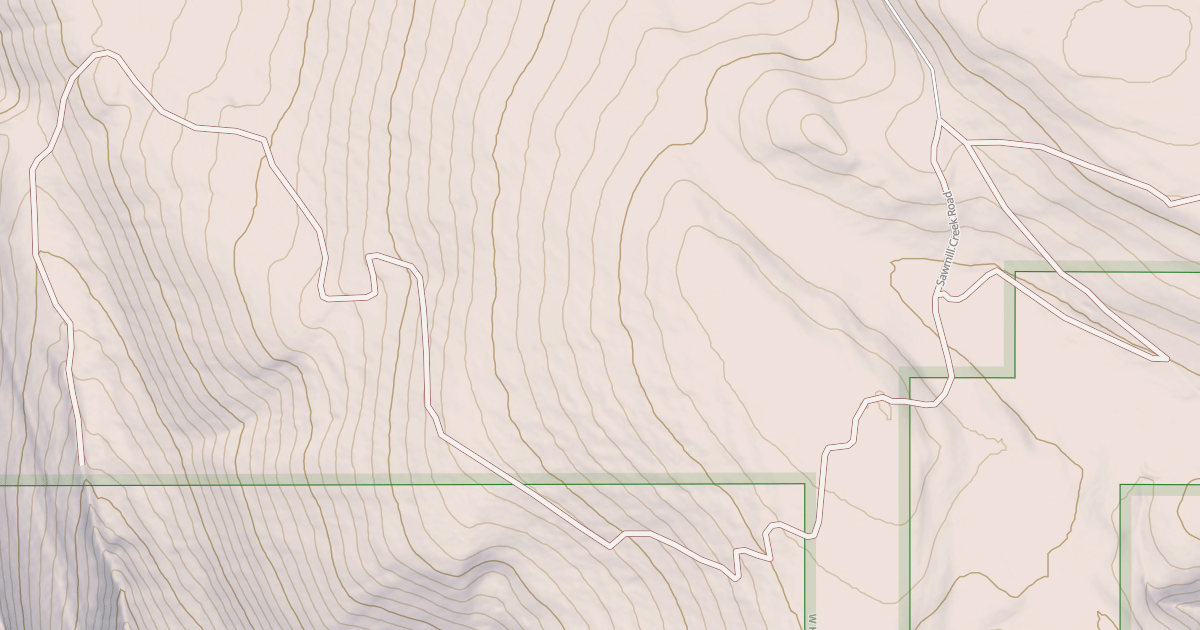 Map preview of SAWMILL CREEK