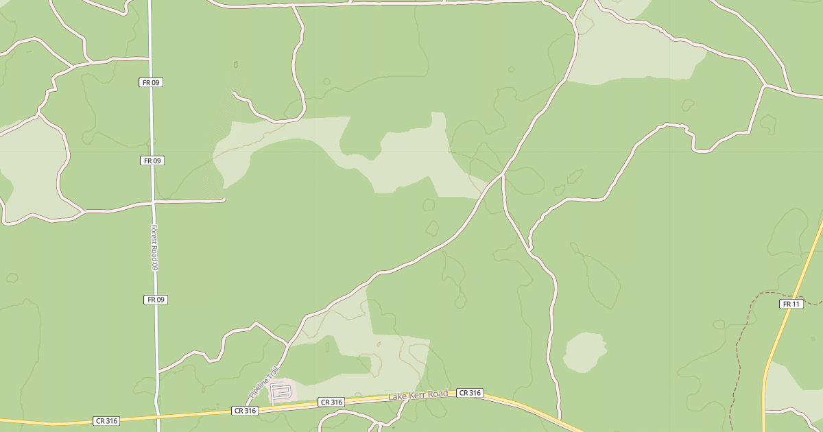 Map preview of USFS Motor Vehicle Use Map Roads {41FD736B-7853-452A-908C-DEF9A48EFA5E}