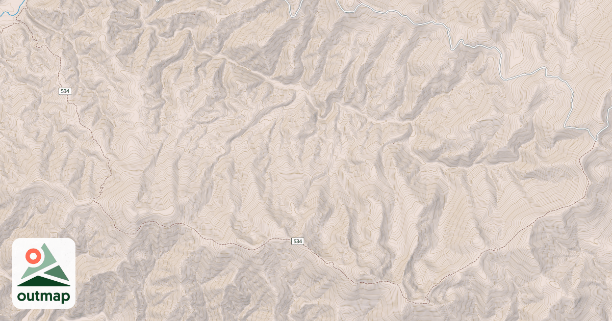 Map of LUNDE CREEK - ROCK GARDEN