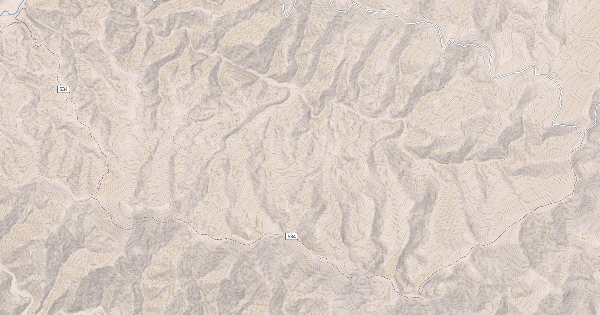 Map preview of LUNDE CREEK - ROCK GARDEN