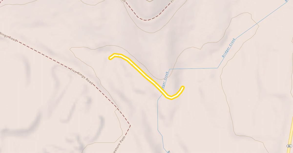 Map preview of Crosscut Return