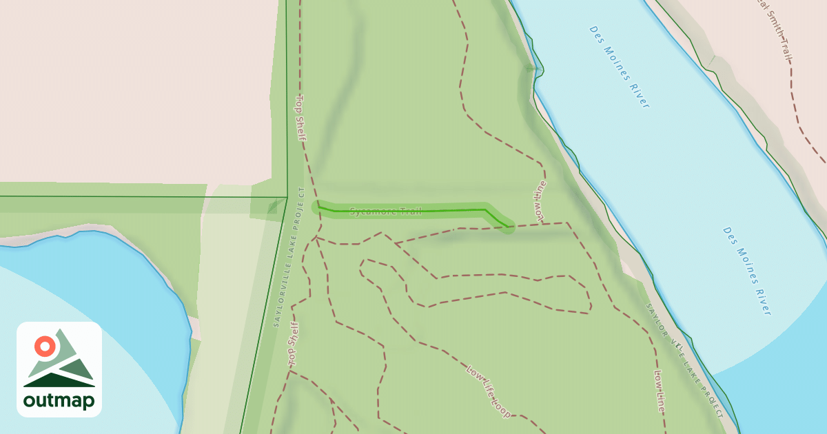 Map of Sycamore Trail