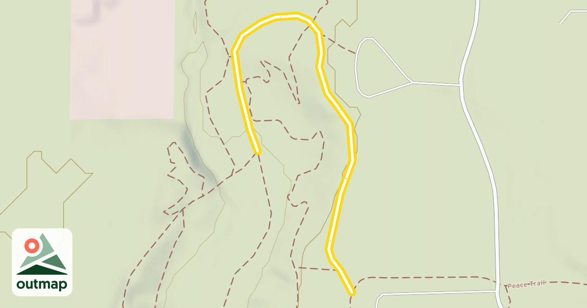 Map of Blue Ski Loop