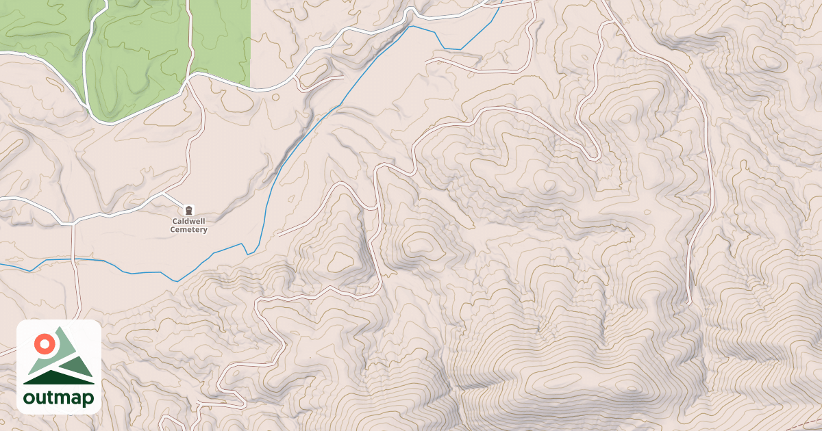 Map of OLD NORTH FORK