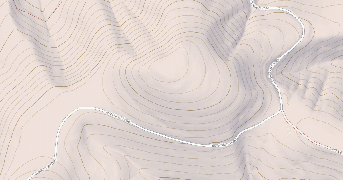 Map preview of DEVILS NOTCH