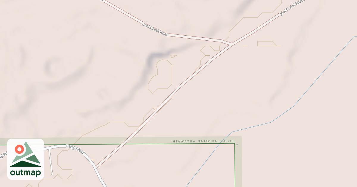 Map of JOEL'S CREEK SPUR D