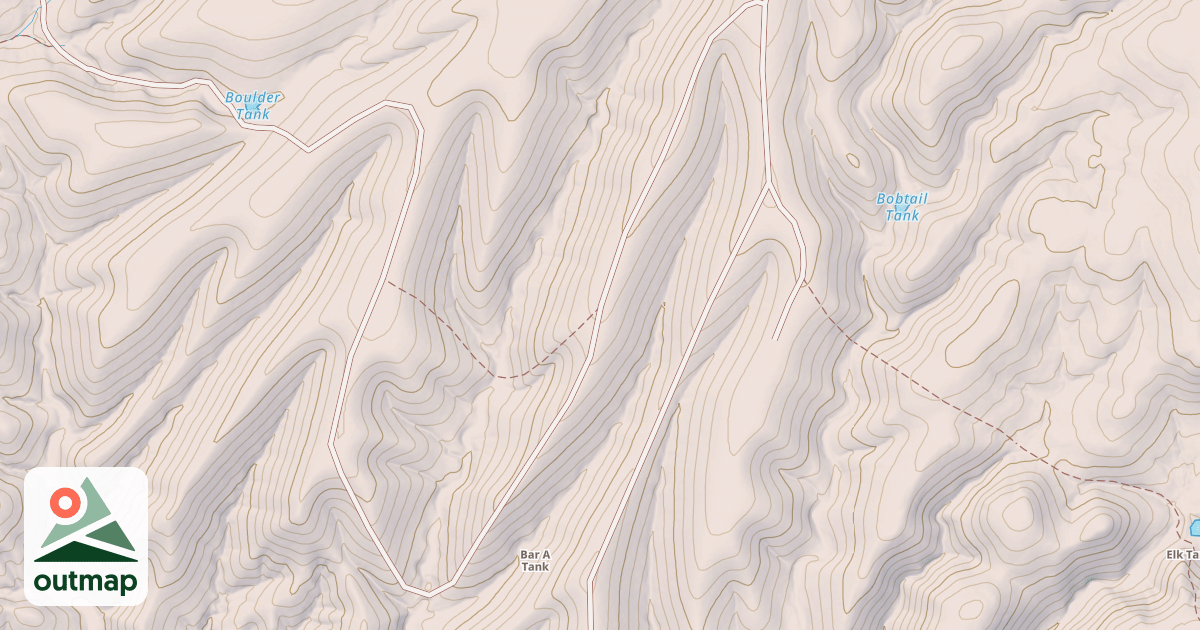 Map of USFS Motor Vehicle Use Map Roads {EF730A6B-2B41-4ED6-A4A8-45A3B6CA287B}