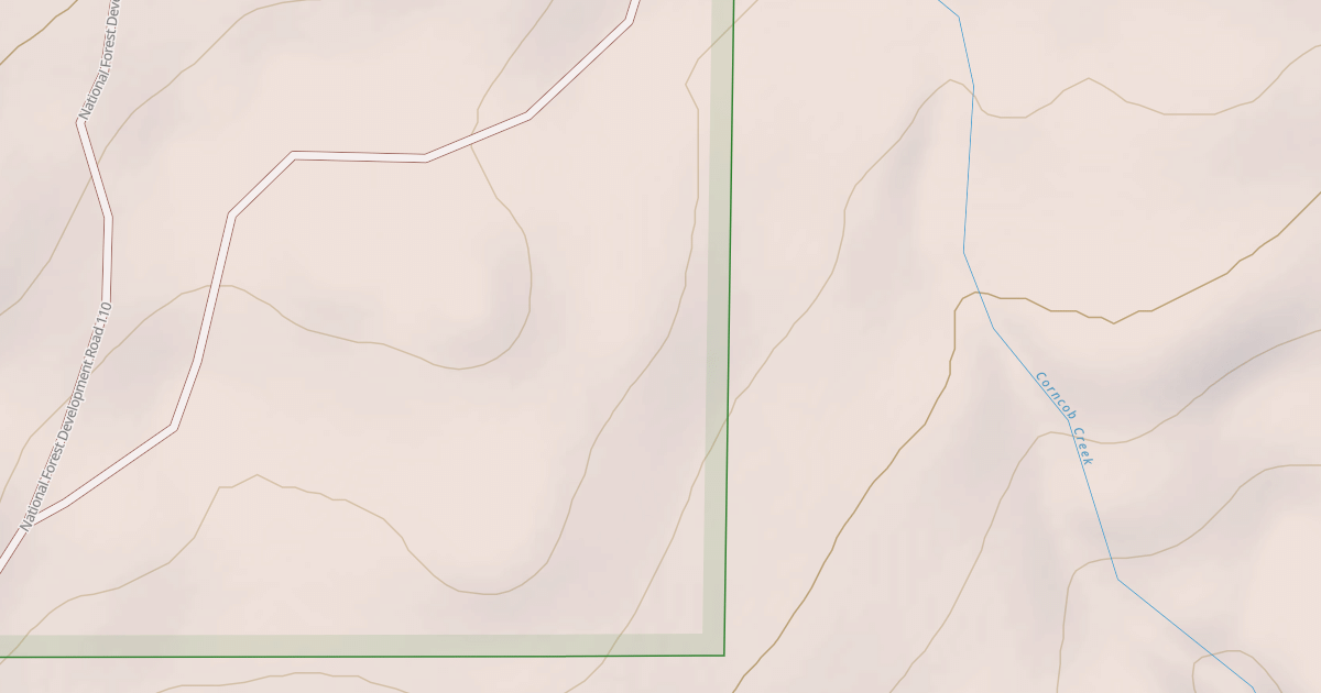 Map preview of USFS National Forest System Roads {6B27CEDD-F28D-40BF-AEAD-3377C330305E}
