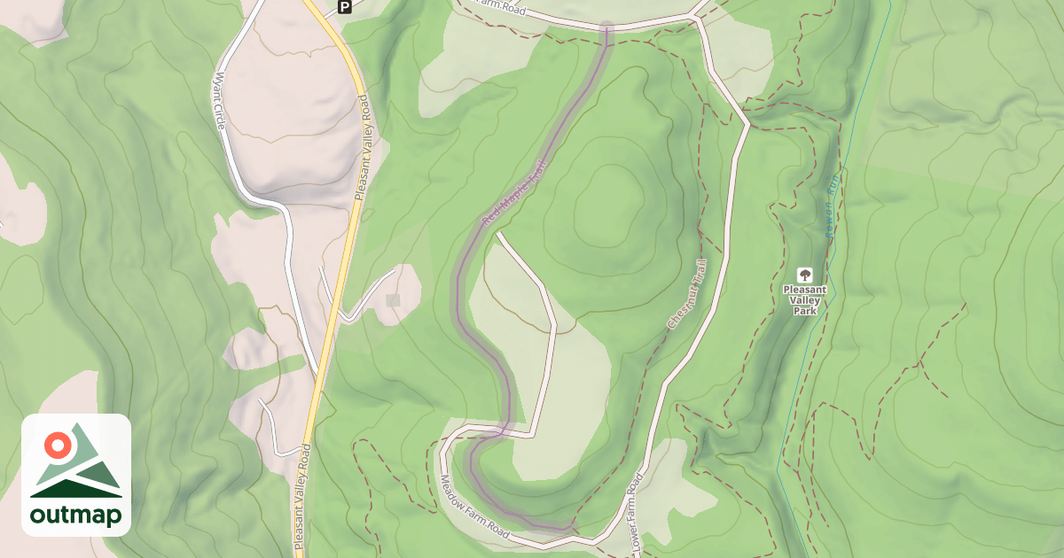 Map of Red Maple Trail