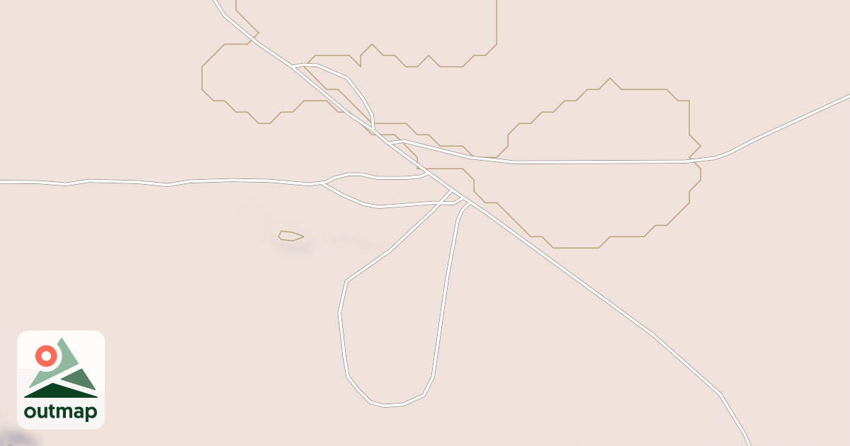 Map of Hackberry Trail System - South Shugart Trails