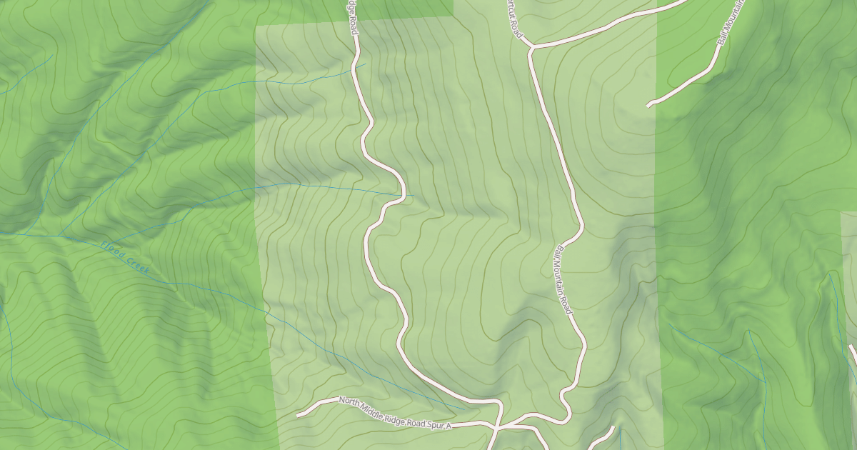 Map preview of NORTH MIDDLE RIDGE