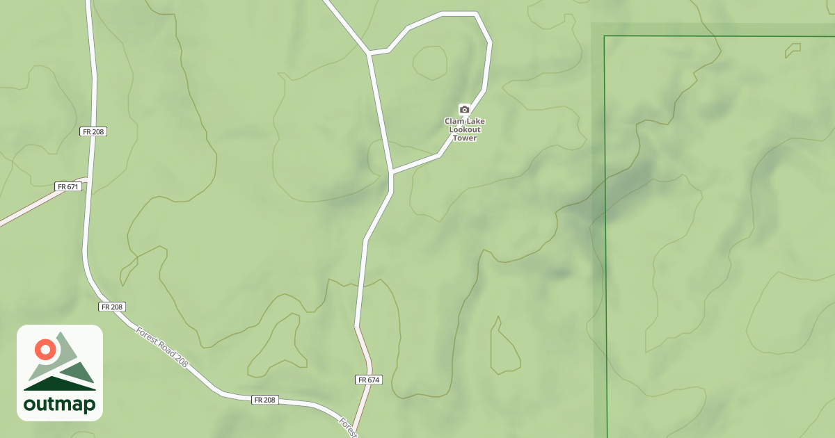 Map of FR 674