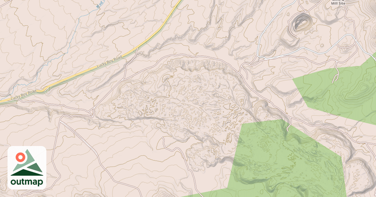 Map of MUD SPRING ROAD
