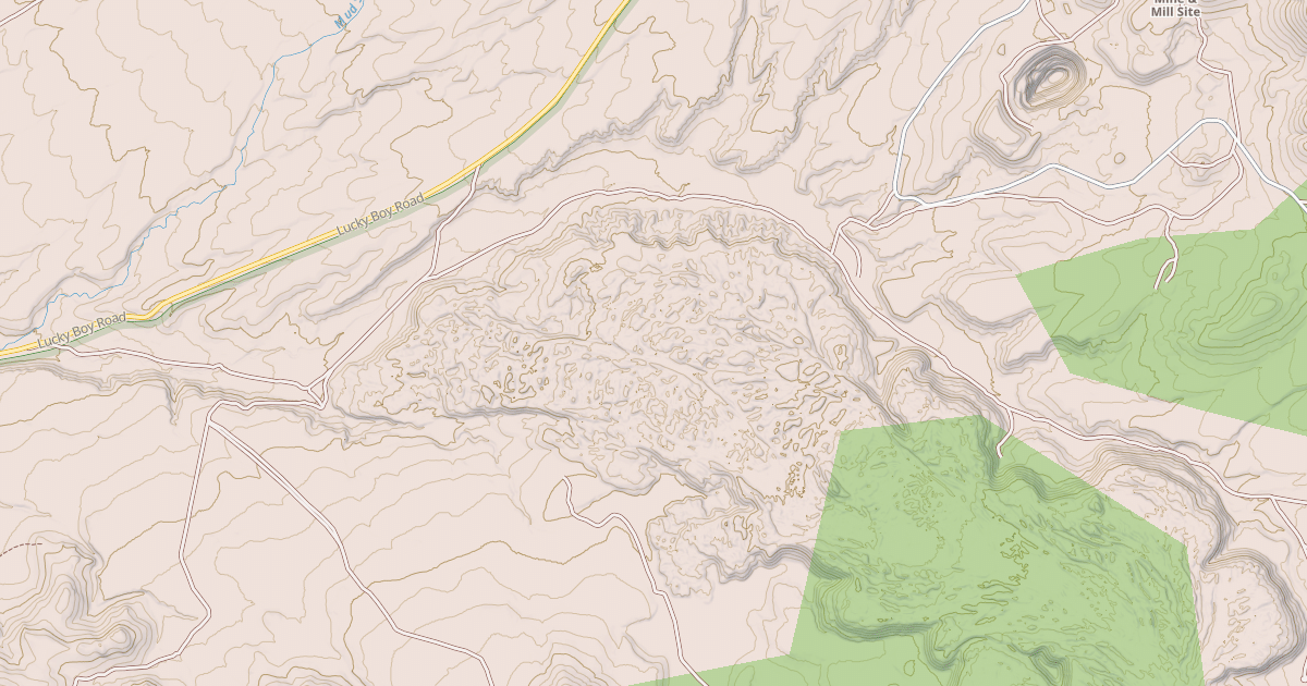 Map preview of MUD SPRING ROAD