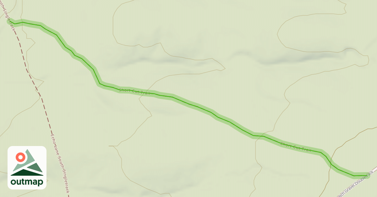Map of Short Cut Trail