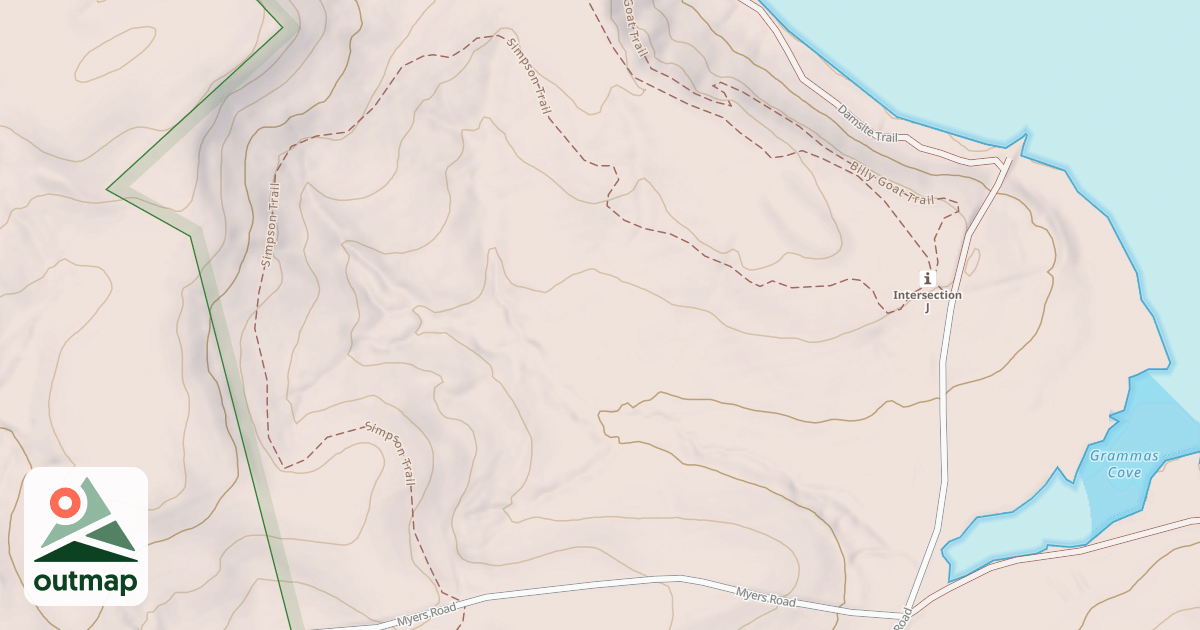 Map of Yellow Creek State Park Trails