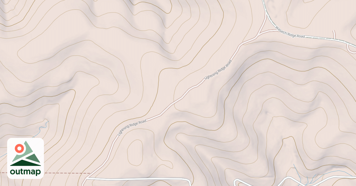 Map of LIGHTNING RIDGE