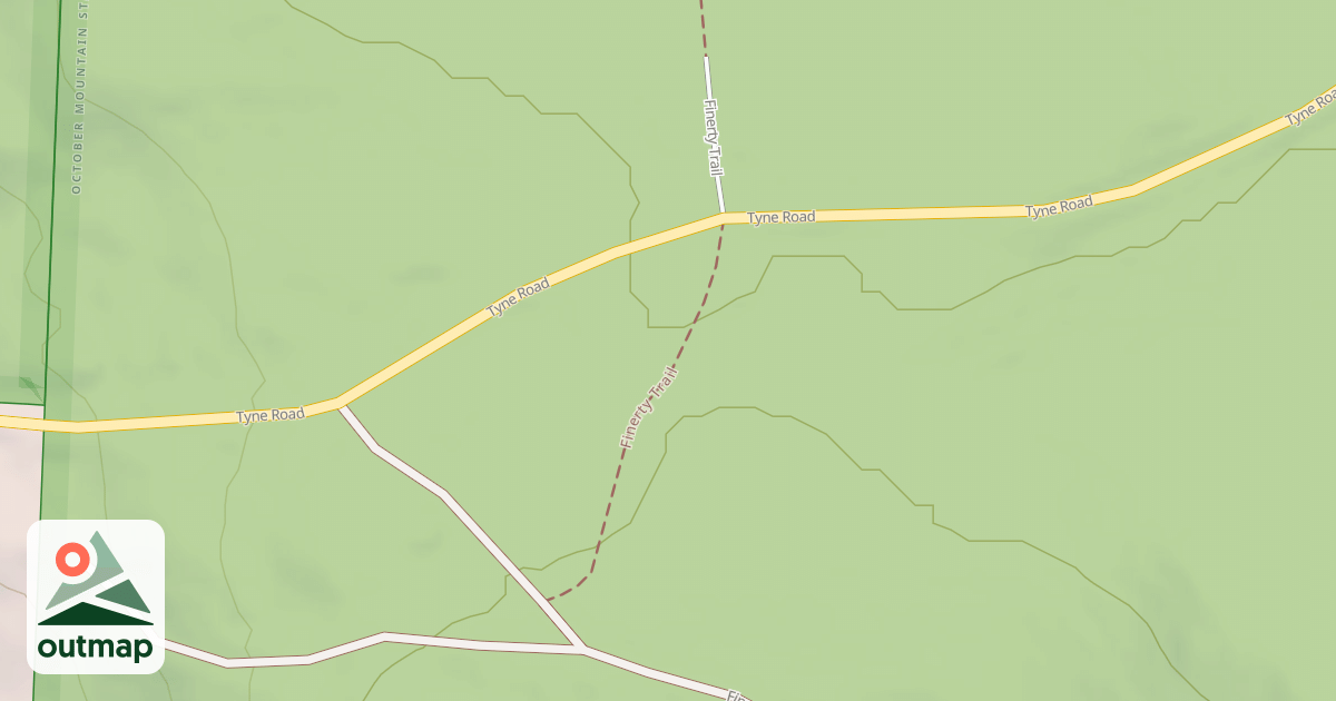 Map of Finerty Trail