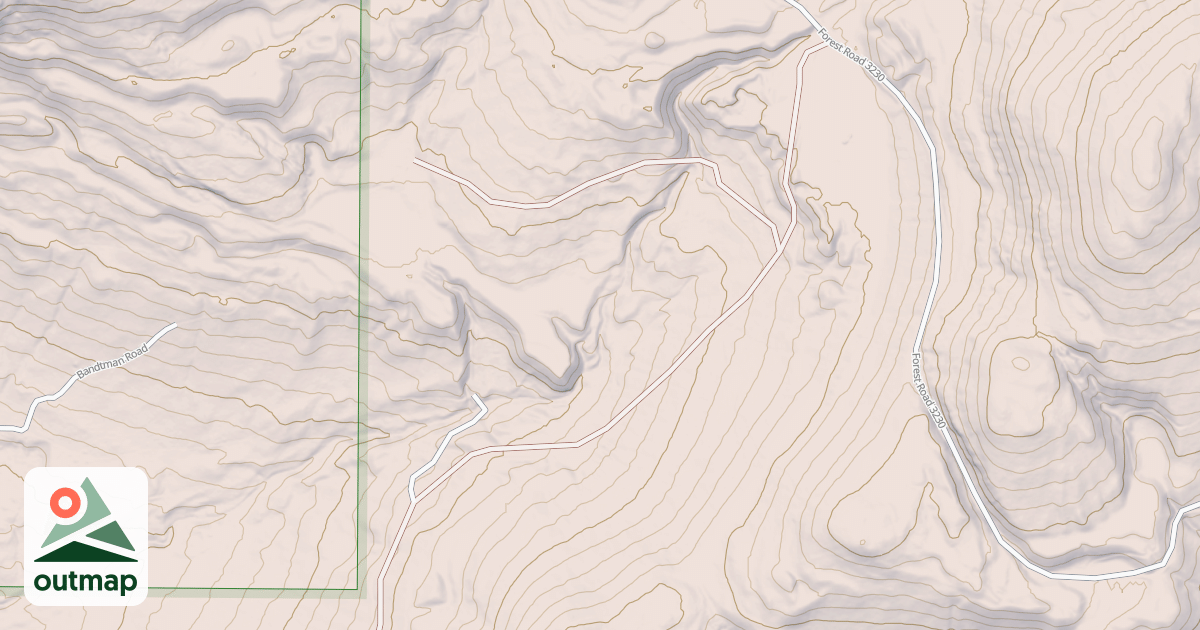 Map of FOURTH OF JULY RDG