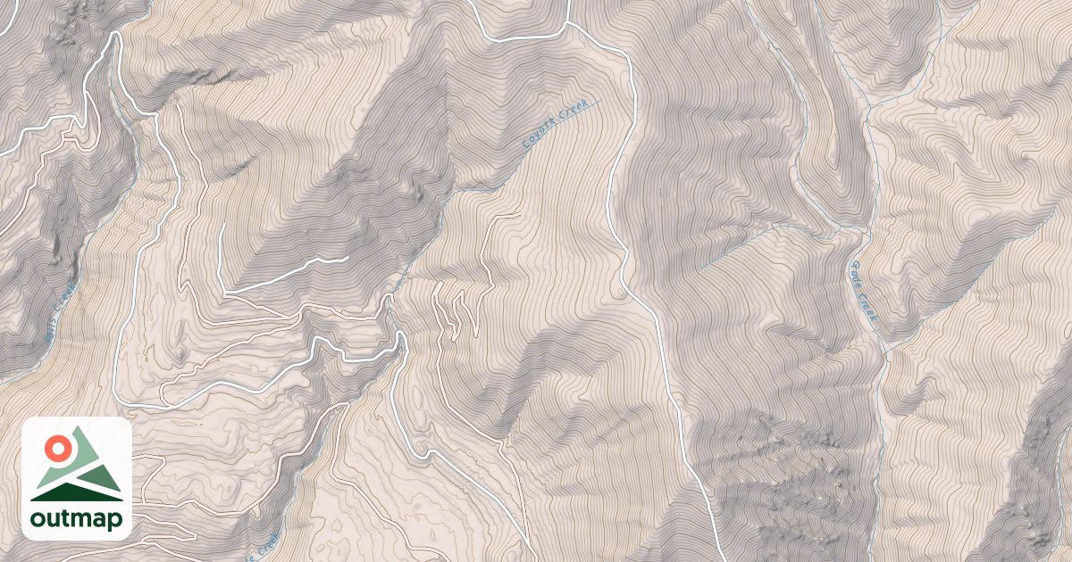 Map of CAMAS CREEK SNOWMOBILE