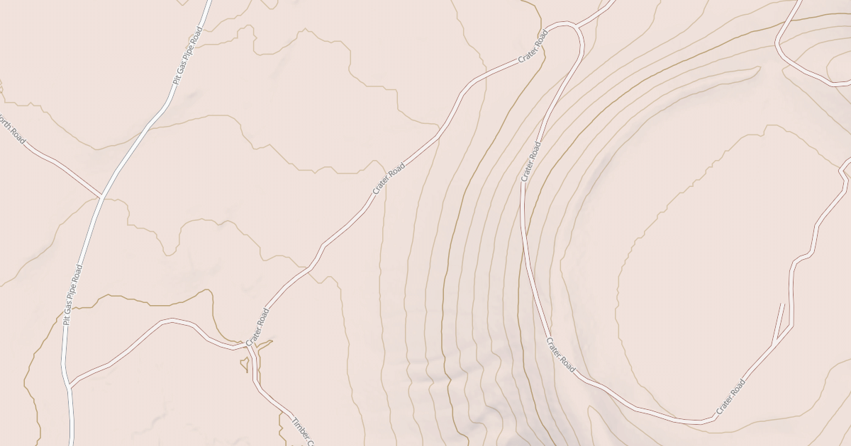 Map preview of CRATER ROAD