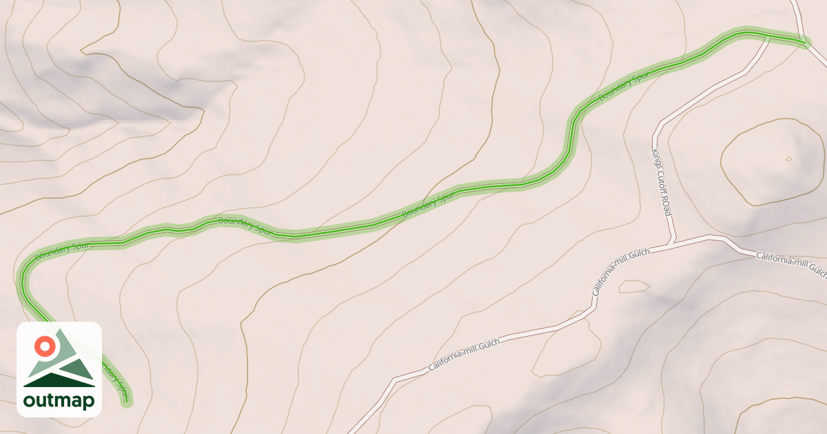 Map of Boundary Spur