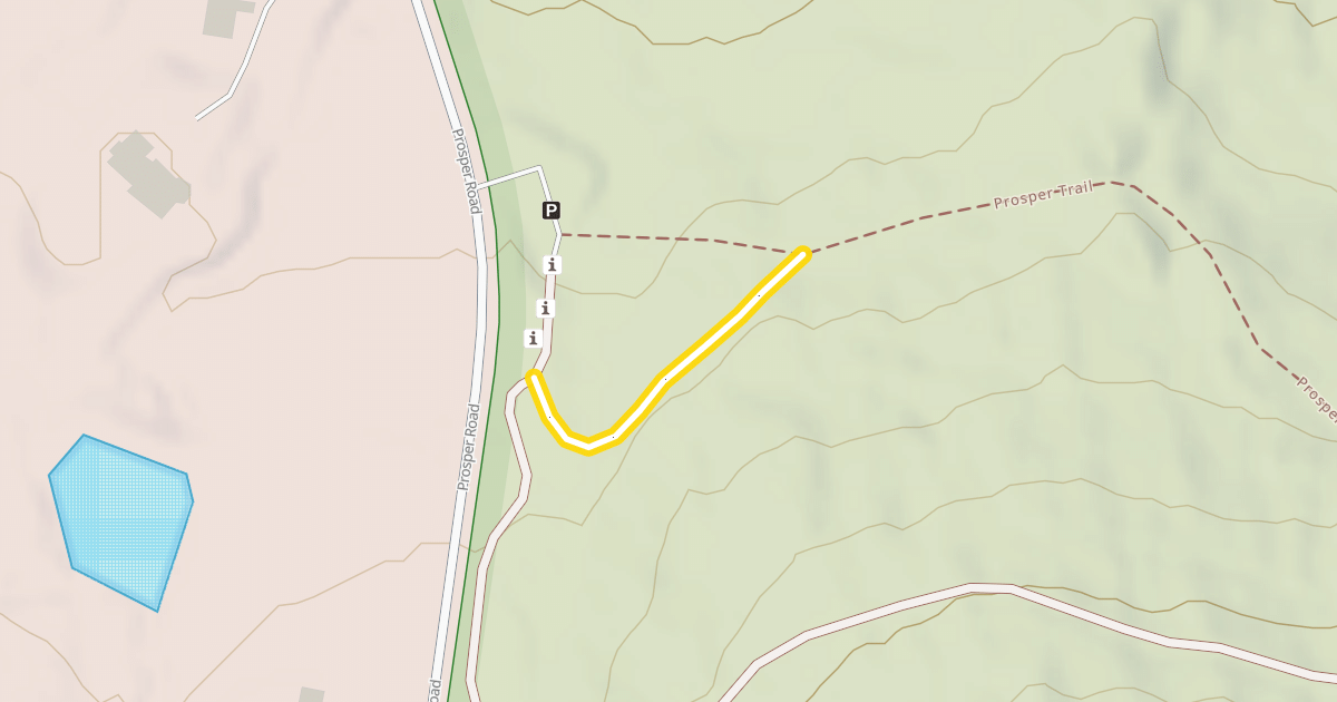 Map preview of Prosper Trail
