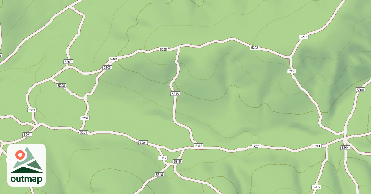 Map of USFS Motor Vehicle Use Map Trails 19342
