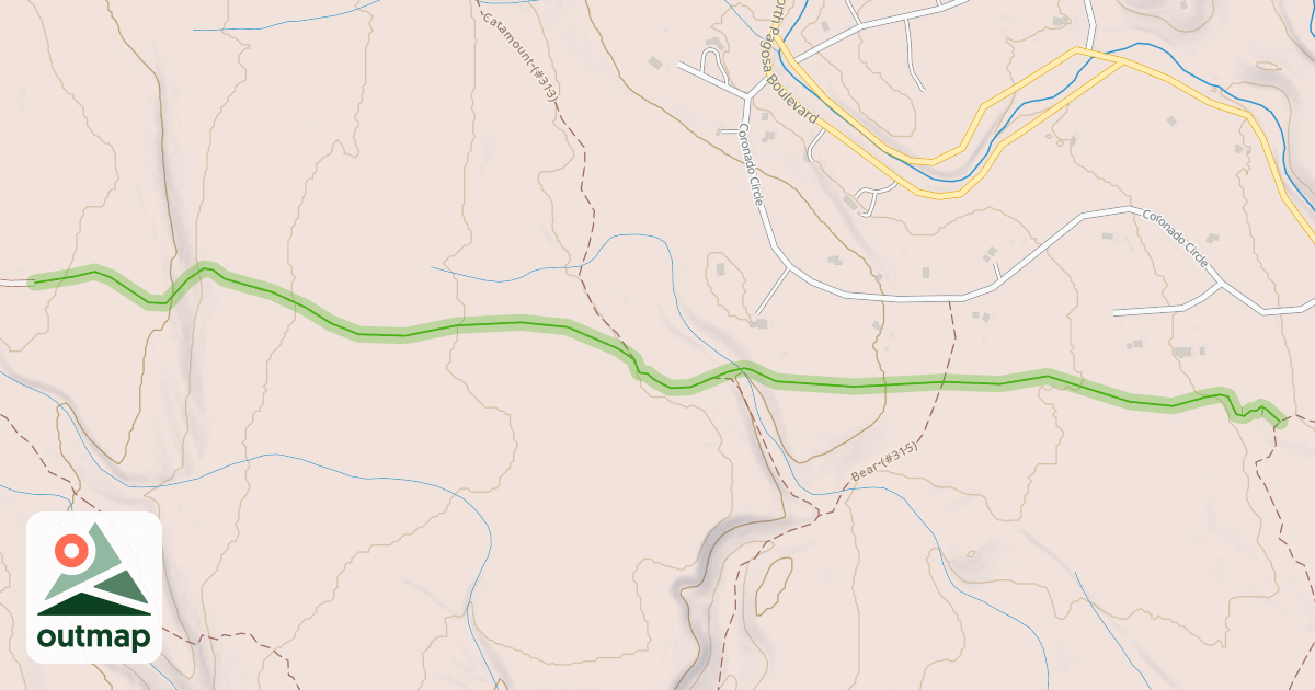 Map of Newt Jack Trail
