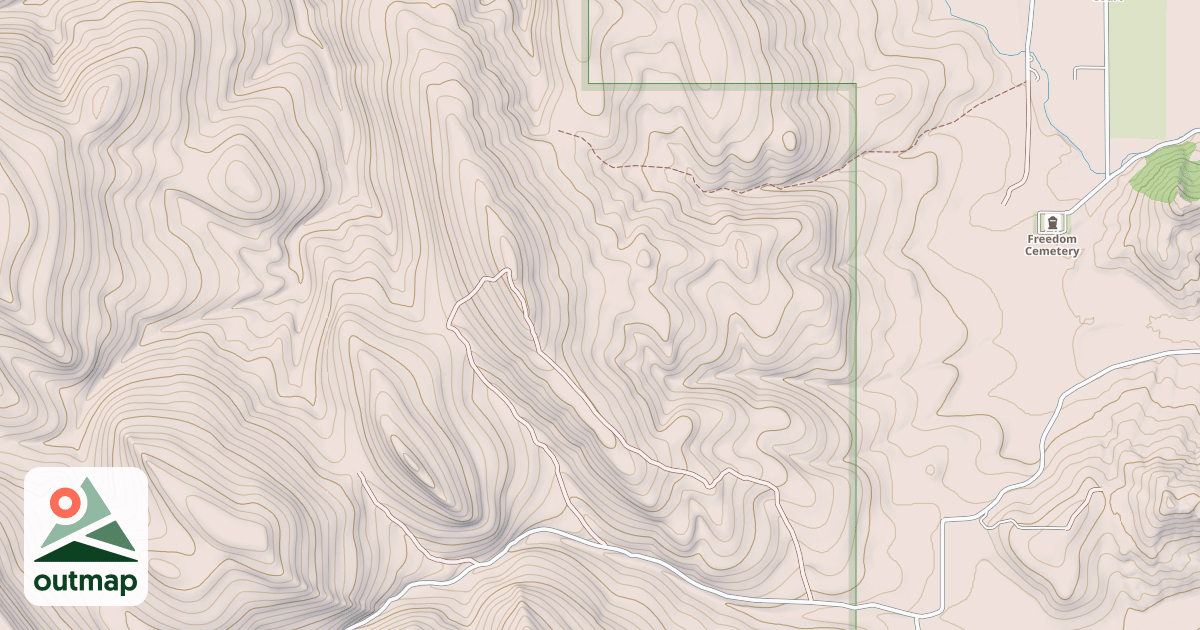 Map of Old Man Ridge