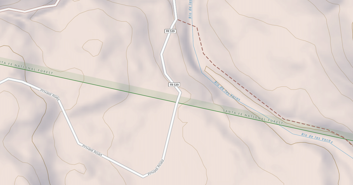 Map preview of RIO DE LAS VACAS