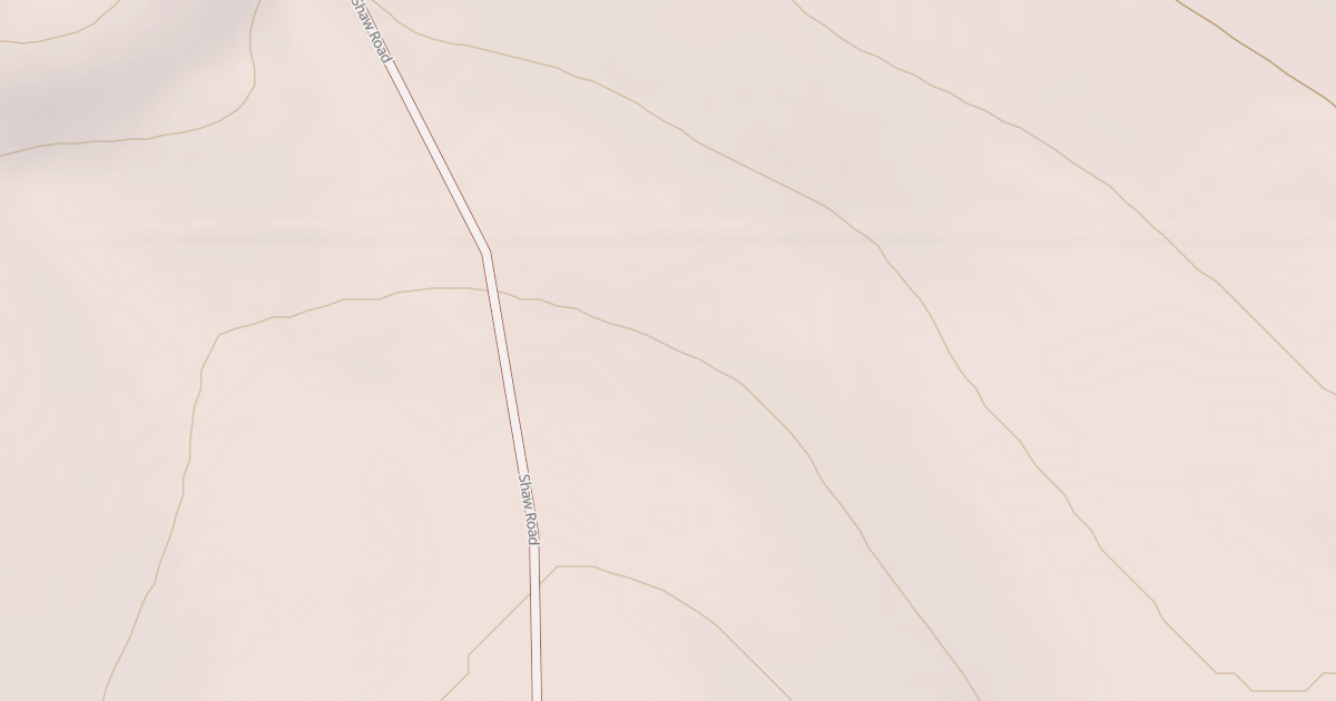 Map preview of SHAW ROAD SPUR 134