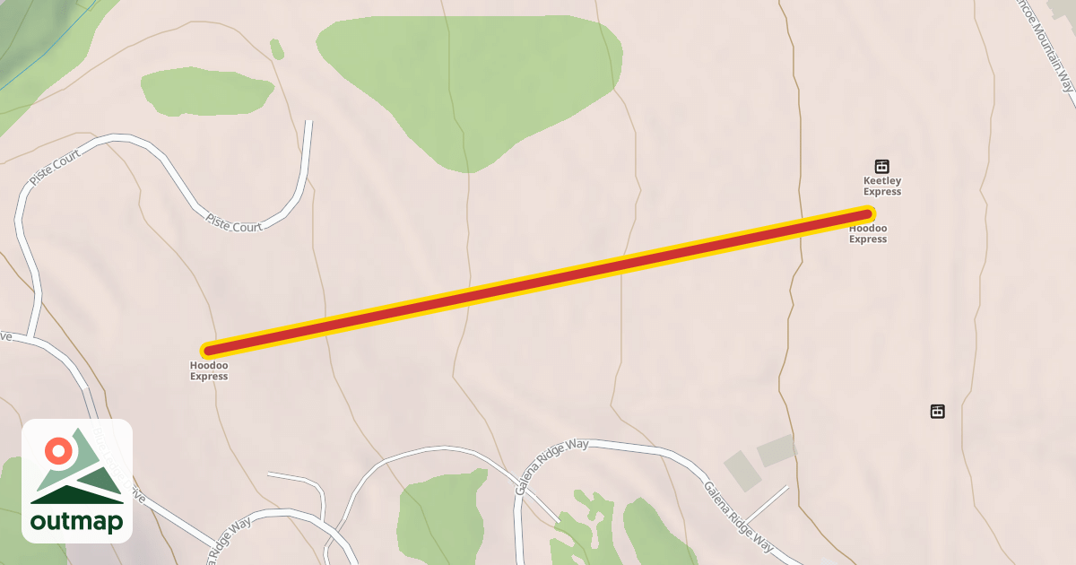 Map of Hoodoo Express