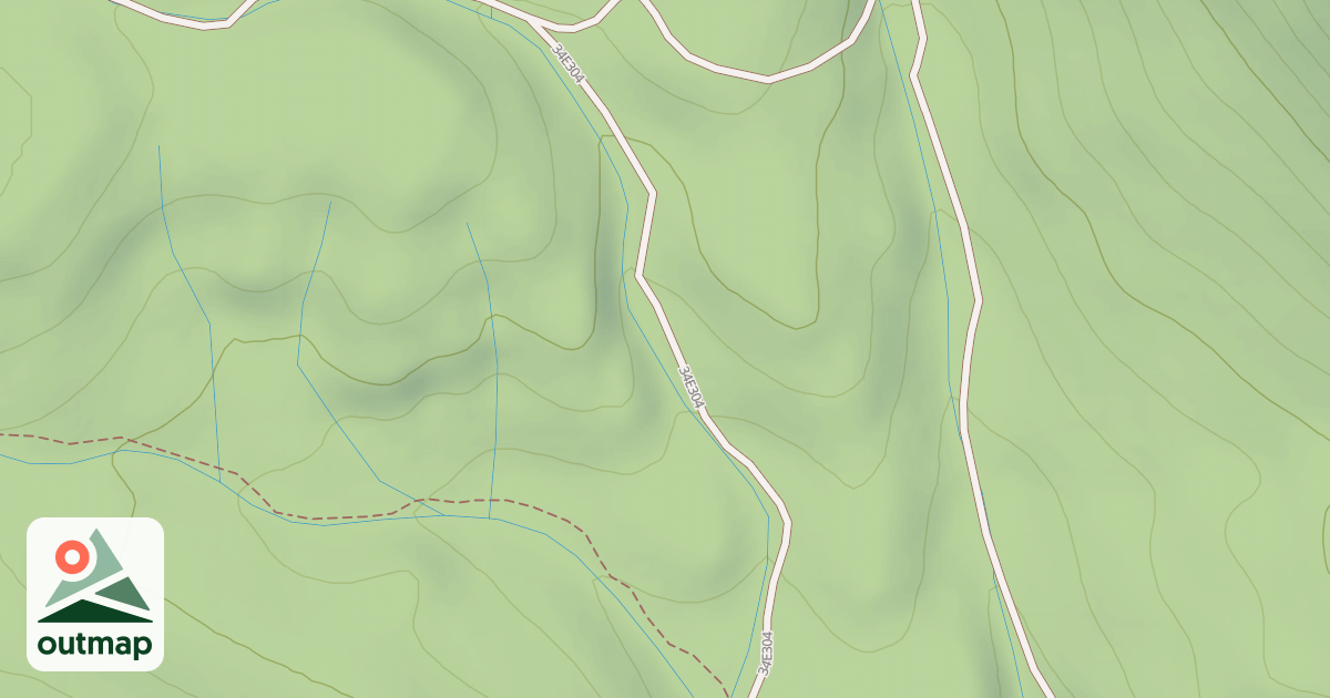 Map of Black Canyon To Redding Canyon