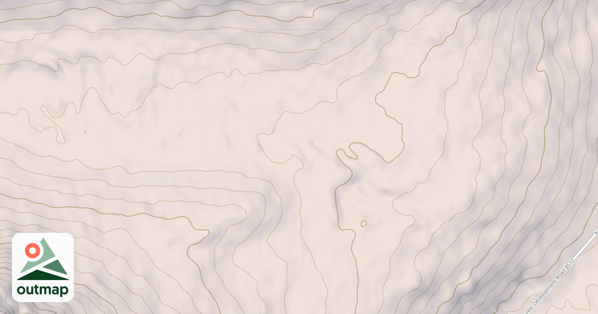 Map of HANGING VALLEY