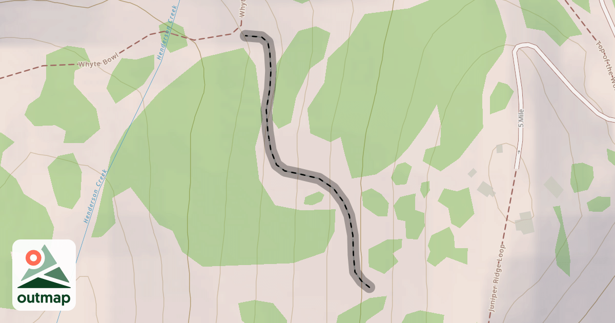 Map of Back Door Glades