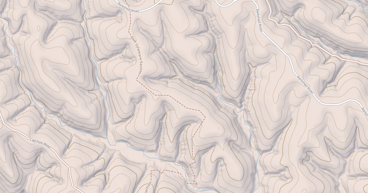 Map preview of USFS Motor Vehicle Use Map Roads {A729A491-E183-4BA2-9937-E363DF4B885D}