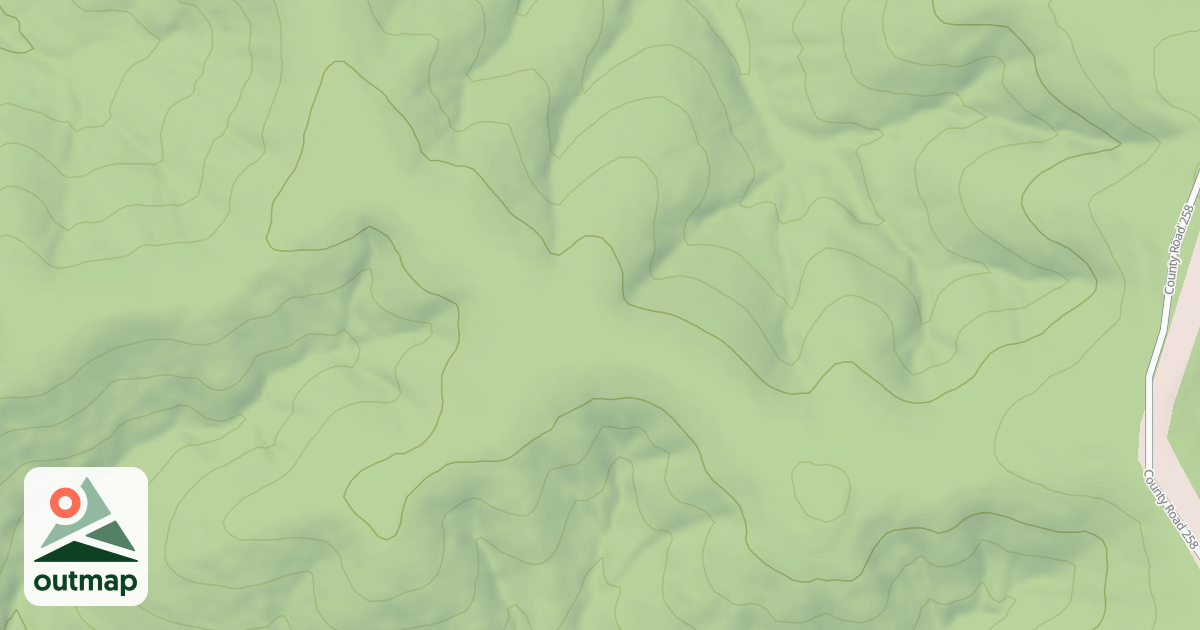 Map of MOORE RIDGE