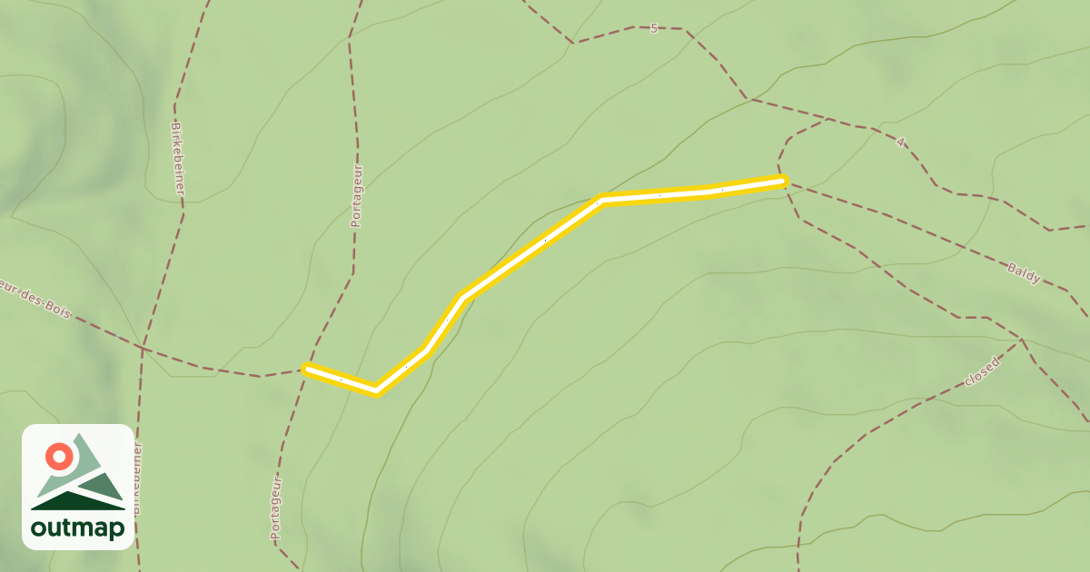 Map of Baldy