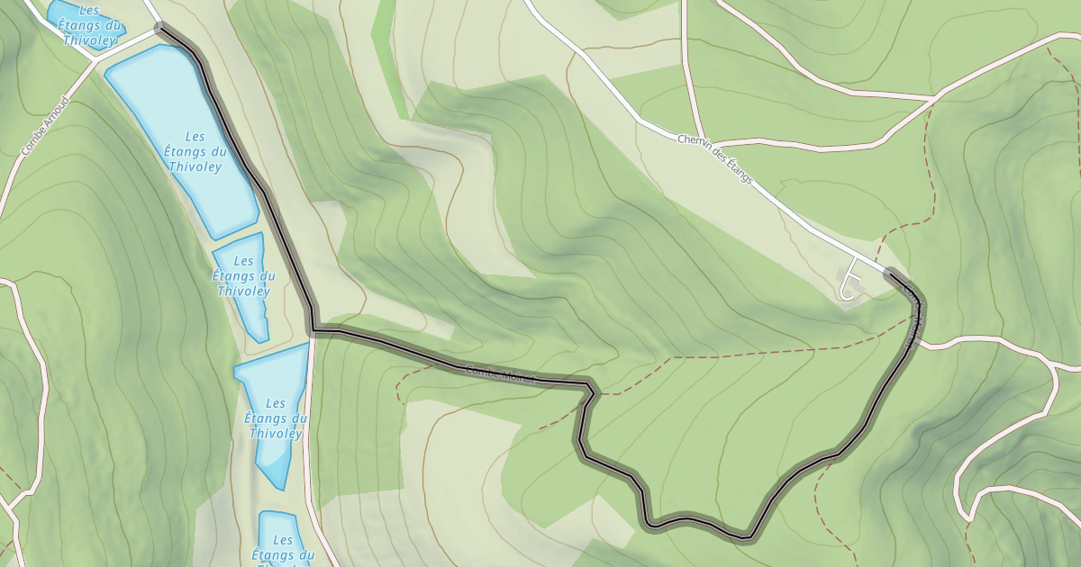 Map preview of Combe Moinat